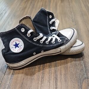 Converse Black and White High-Top Sneakers